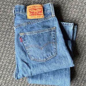 Levi's men’s 501’s Classic Straight Blue Jeans 30x30